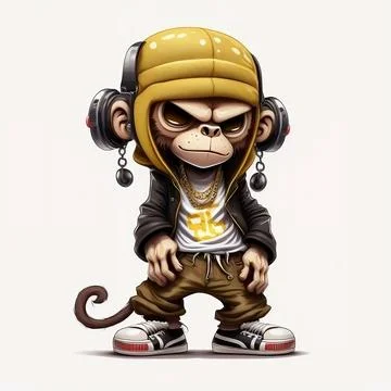 Mascot Monkey Stock Illustration