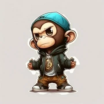 Mascot Monkey Stock Illustration