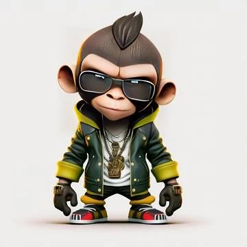 Mascot Monkey Stock Illustration