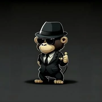 Mascot Monkey Stock Illustration