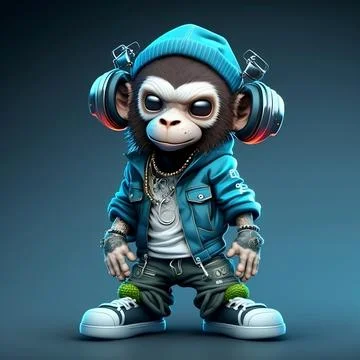 Mascot Monkey Stock Illustration