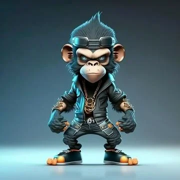 Mascot Monkey Stock Illustration