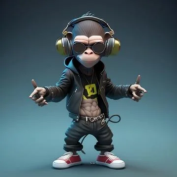 Mascot Monkey Stock Illustration