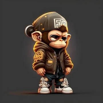 Mascot Monkey Stock Illustration