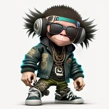 Mascot Monkey Stock Illustration