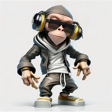 Mascot Monkey Stock Illustration