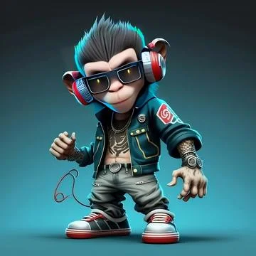 Mascot Monkey Stock Illustration