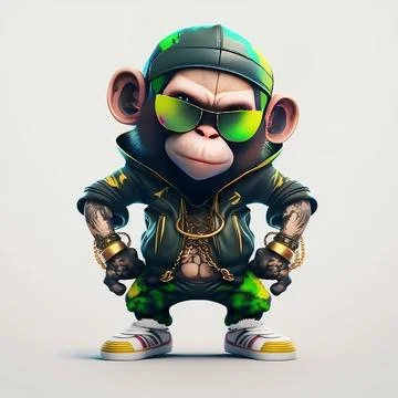 Mascot Monkey Stock Illustration