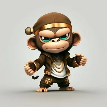 Mascot Monkey Stock Illustration