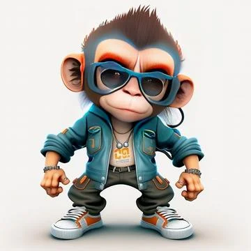 Mascot Monkey Stock Illustration