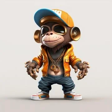 Mascot Monkey Stock Illustration