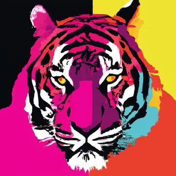 Mascot tiger vector Stock Illustration