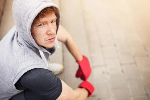 Masculinity is persistence Stock Photos