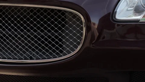 Maserati Logo Decal Pan Stock Footage 79030726