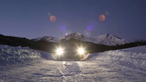 Maserati In Snow 4k Stock Footage 103552722