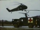 Mash Vietnam Hospital 1960S #1 Sikorsky Landing With Wounded Stock Footage