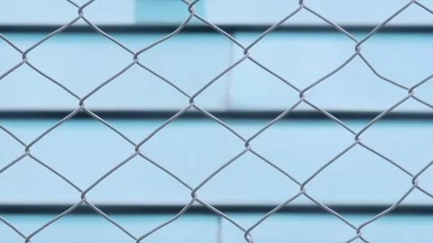 Mash Wire Fence Stock Footage 94583991