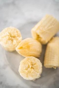 Mashed bananas Foto stock