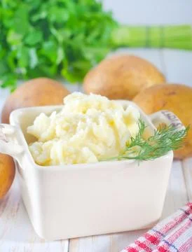 Mashed potato Stock Photos