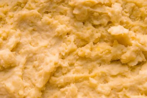 Mashed potatoes close up Foto stock