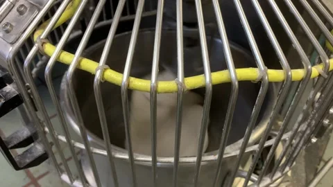 Mashed Potatoes In A Commercial Mixing Machine Stock Footage 270192793