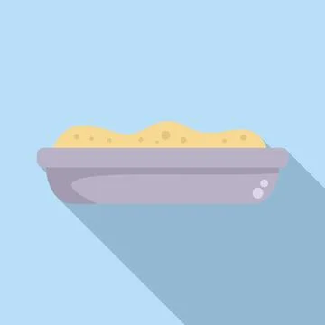 Mashed potatoes icon flat vector. Potato food Stock Illustration