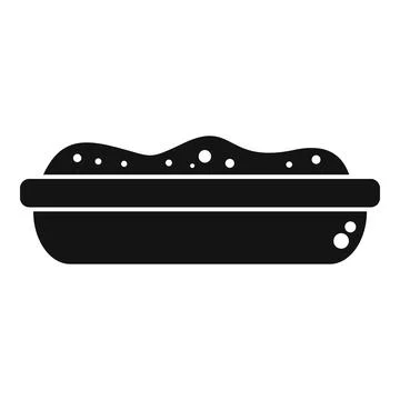 Mashed potatoes icon simple vector. Potato food Stock Illustration