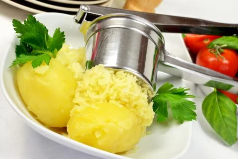 Mashed potatoes Stock Photos