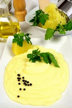 Mashed potatoes Stock Photos