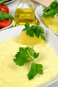 Mashed potatoes Stock Photos