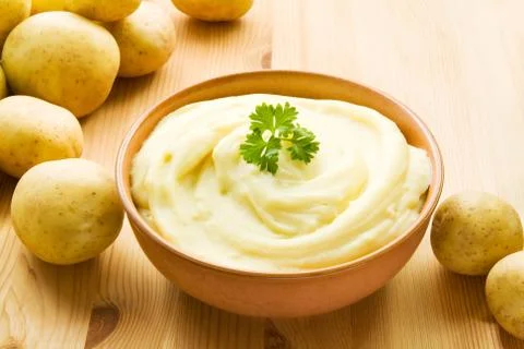 Mashed potatoes Stock Photos