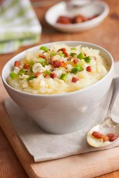 Mashed potatoes Stock Photos