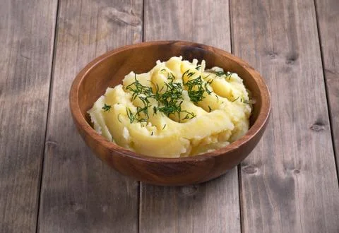Mashed potatoes Stock Photos