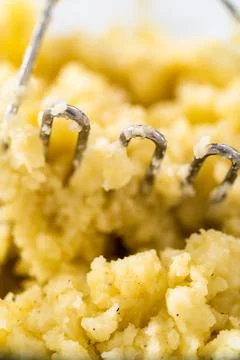 Mashed potatoes Stock Photos