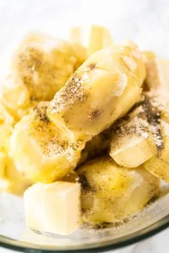 Mashed potatoes Stock Photos