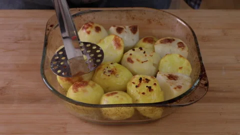 Mashed potatoes in a pot, close-up Stock Footage 289429970