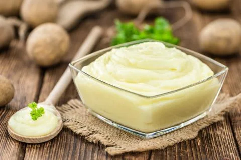 Mashed Potatoes (selective focus) Stock Photos