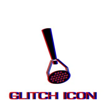 Masher icon flat Stock Illustration