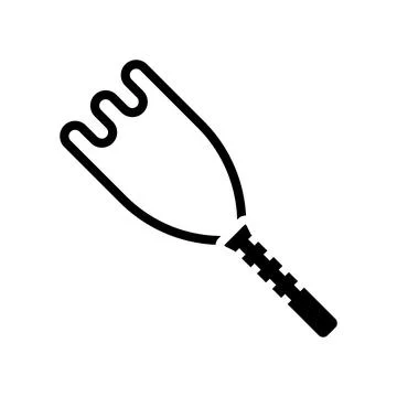 Masher potato glyph icon vector illustration Stock Illustration