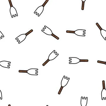 Masher potato vector seamless pattern Stock Illustration