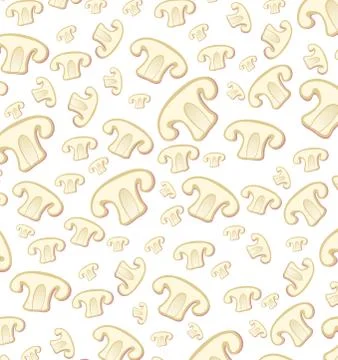 Mashroom pattern background Stockillustratie