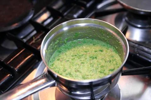 Mashy peas Foto stock