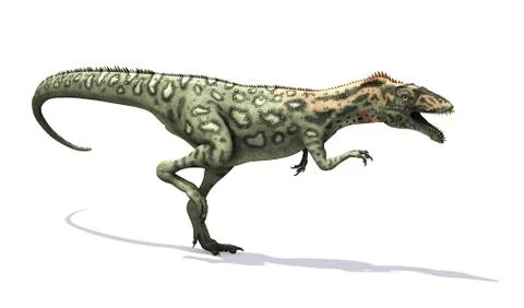 Masiakasaurus Dinosaur Running Stock Illustration