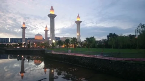 MASJID BUKIT JELUTONG Stock Footage 145873085