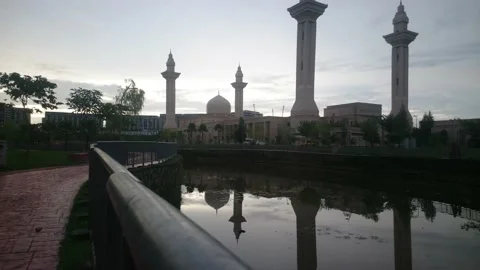 MASJID BUKIT JELUTONG Stock Footage 145878694