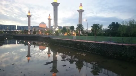 MASJID BUKIT JELUTONG Stock Footage 145879103
