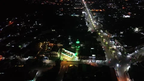 Masjid dan kota Video stock 276705208