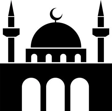Masjid icon. Stock Illustration