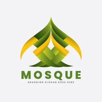 Masjid Model Logo Stock Illustration