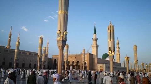 Masjid Nabawi. Video stock 119669704